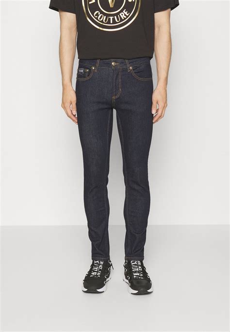 versace jeans couture skinny jeans|Versace Jeans Couture: Indigo Skinny Jeans .